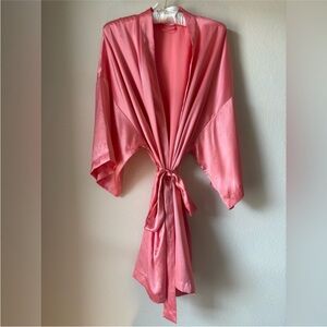 Victoria's Secret Coral Pink Robe with sash